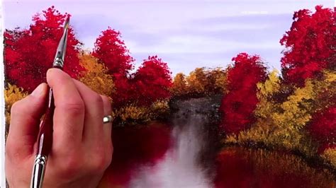 Autumn Landscape Painting Easy For Beginners Youtube Landscape