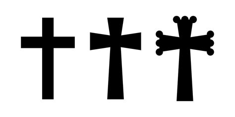Silhouette Of A Cross