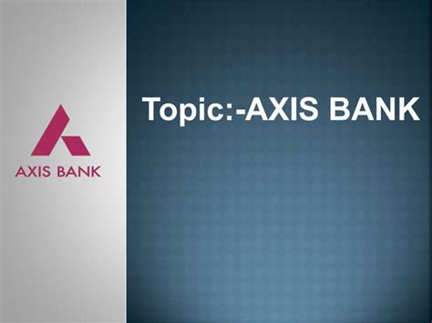 Axis Bank Ppt