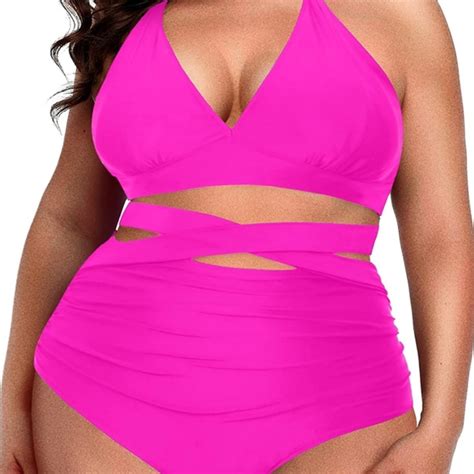 Daci Swim Nwt Daci Women Plus Size Bikini High Waisted Two Piece