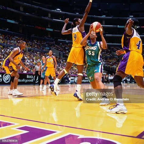 Tammy Sutton Brown Of The Charlotte Sting Drives To The Basket During