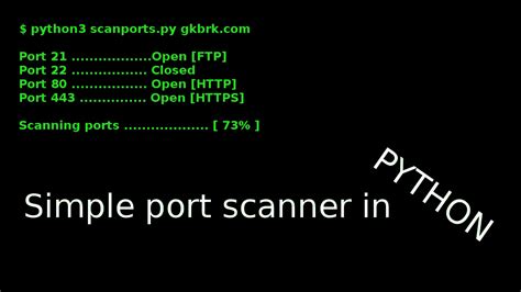 Making A Port Scanner In Python Youtube