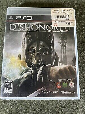 Dishonored Sony Playstation Ps Complete Cib W Manual Ebay