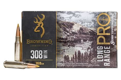 Shop Browning Ammunition 308 Win 168 Gr Sierra Tipped Matchking Long Range Pro 20 Box For Sale