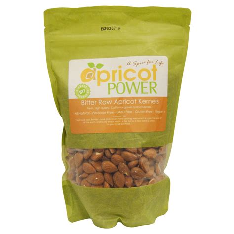 Apricot Power Bitter Raw Apricot Seeds 16 Oz 454 G Apricot Power