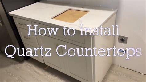 How To Install Quartz Countertops Youtube