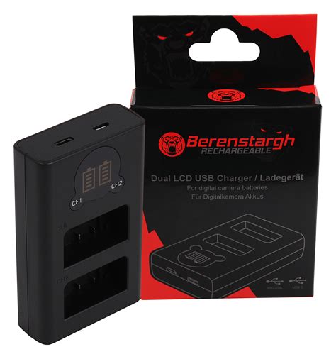 Berenstargh Dual Lcd Usb Lader Ersatz Ladeger T F R Nikon En El Z