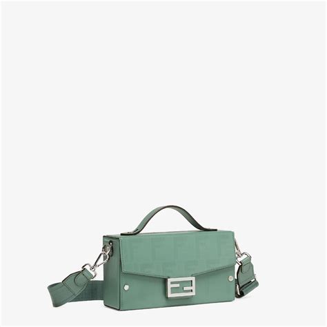 Soft Trunk Baguette Tuscan Green Leather Bag Fendi