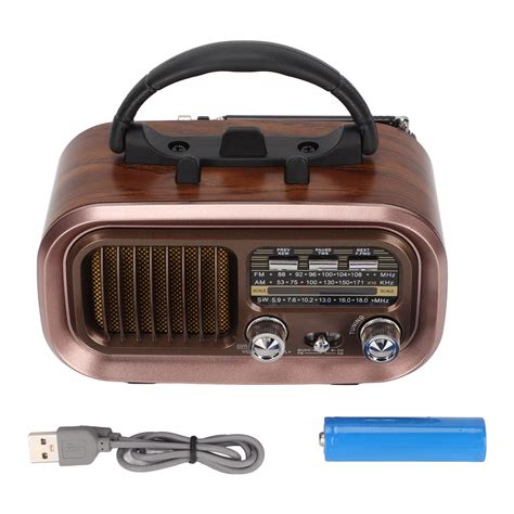 Przeno Ny Wielofunkcyjny Am Fm Radio Bluetooth Vintage G O Nik Radiowy