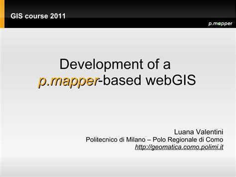 Pdf Development Of A P Mapper Based Webgis Dokumen Tips