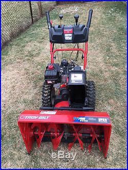 Troy Bilt Storm Snow Blower Thrower Two Stage Hp Electric