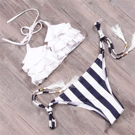 Tcbsg Halter Swimwear Bikinis Women Swimsuit New 2019 Sexy Female