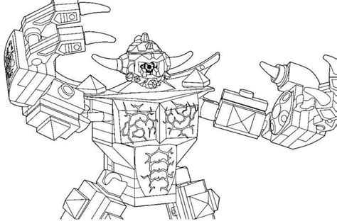 Lego Ninjago Mech Battle Coloring Pages