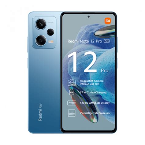 Xiaomi Redmi Note 12 Pro 5g 256gb 8gb Ram Dual Blue