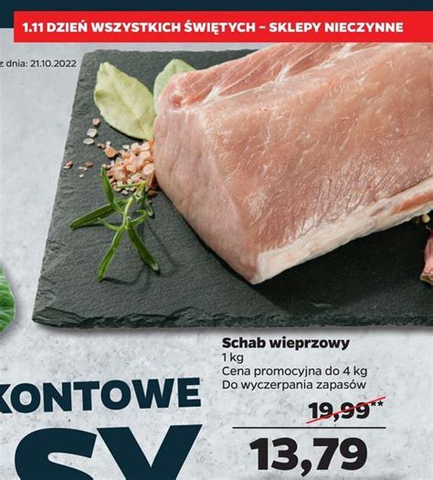 Promocja Schab Wieprzowy W Netto