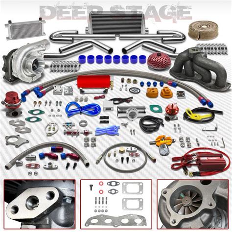 Sell T04E T3T4 20PC TURBO KIT W/INTERCOOLER+BLOW OFF VALVE+MANIFOLD ...