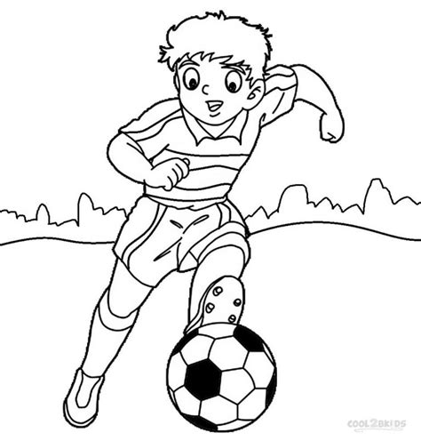 Dibujos De Futbolistas Para Colorear