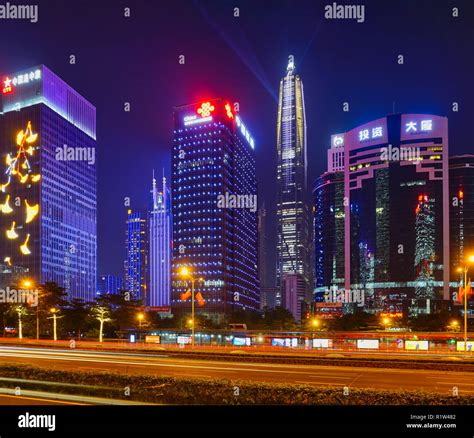 china shenzhen city asia futian  res stock photography  images alamy
