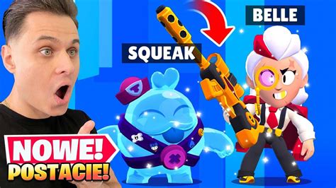 Dwie Nowe Postacie Squeak I Belle W Brawl Stars Omawiamy Brawl Talk