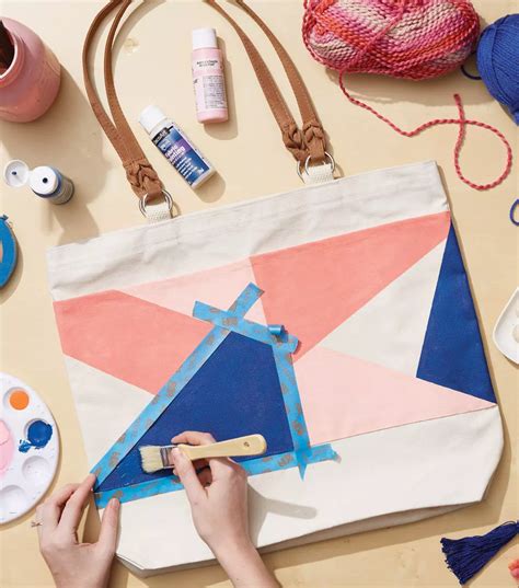 How To Make A Painted Canvas Tote Bag Painted Canvas Bags Canvas Bag