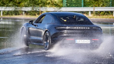 Rear Wheel Drive Porsche Taycan Sets EV Drift Record Automacha