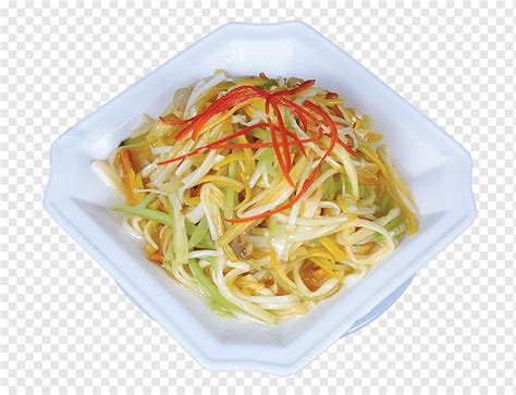 Chow Mein Fideos Chinos Al Estilo Singapur Fideos Yakisoba Ensalada De