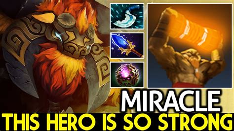 MIRACLE Earthshaker This Hero Is So Strong With Scepter Build Dota 2