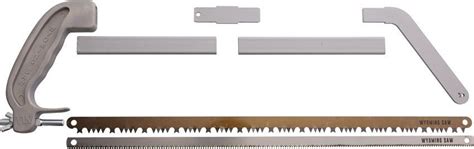 Wyoming Knife Take-Apart Saw, 18" Bone and Wood Blades, Aluminum ...