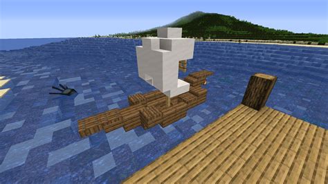 Tiny Boat In 2024 Simple Boat Minecraft Building Minecraft