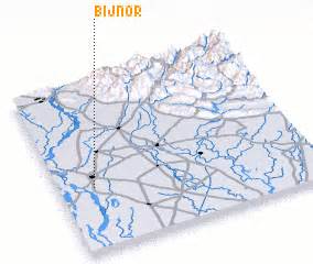 Bijnor (India) map - nona.net