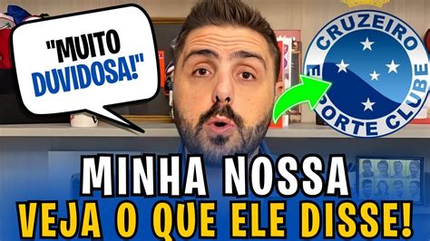 SAIU NA MADRUGADA TORCIDA SE REVOLTOU ESSA NOTÍCIAS DO CRUZEIRO