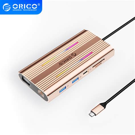 Orico Type C In Rgb Docking Station