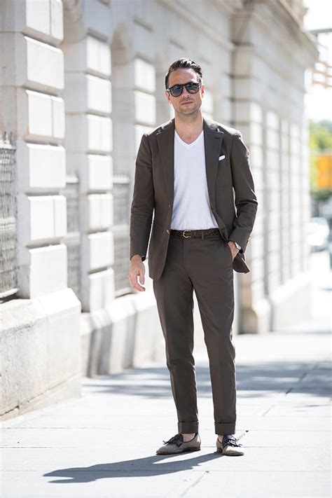 How To Wear A Suit With A T Shirt He Spoke Style