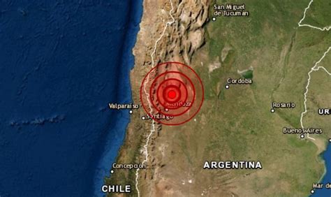 Terremoto Sentido Em V Rias Regi Es Da Argentina Internautas Postam