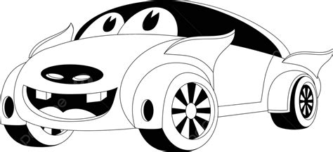 Cartoon Car Outline Isolated Cartoon Vector, Outline, Isolated, Cartoon ...