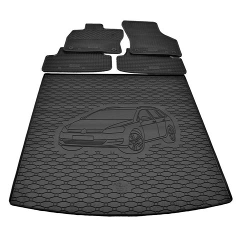 Alfombra Protector Maletero Alfombrillas De Goma A Medida VW Golf 7