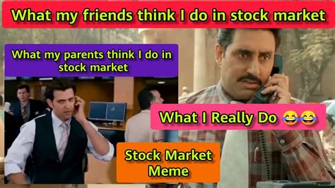 Stock Market Memes Intraday Trading Memes Sharebazaaraajkal Youtube