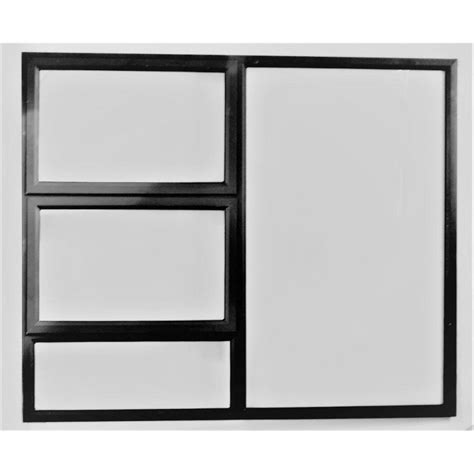 Window Frame Aluminium Ptt1815 Charcoal Clear Left Hand Valuwin Cashbuild