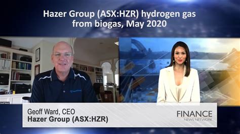 Hazer Group ASX HZR Hydrogen Gas From Biogas Finance News Network