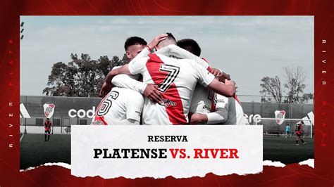 Platense Vs River Reserva EN VIVO YouTube