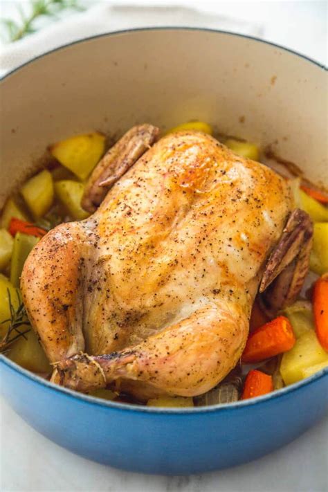 Easy Dutch Oven Chicken Recipe Little Sunny Kitchen