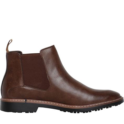 Buy Fluid Mens Chelsea Boots Brown