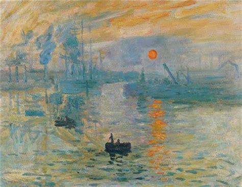 Claude Monet Impression Sunrise Mutualart