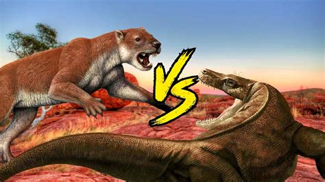 Megalania Vs Marsupial Lion