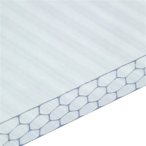 Bayer Raw Material Uv Protected Polycarbonate Pc Hollow Roof