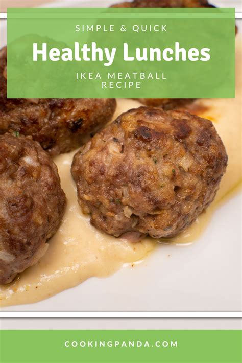 Ikea Meatballs | Recipe | Cooking, Cooking panda, Recipes