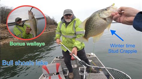 Bull Shoals Crappie With Bonus Walleye 12 14 22 YouTube