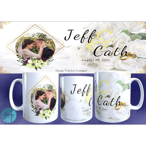 Souvenirgiveaway Wedding Christening Baptismalcustomized Mug Or For