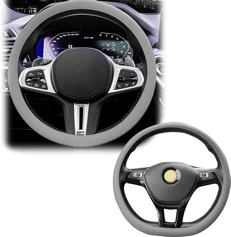 Amazon Miytsya 1 PC Car D Shaped Steering Wheel Cover 14 9