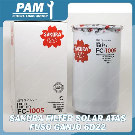 Jual Filter Solar Atas Ganjo 6D22 Tipe FC 1005 Sakura Shopee Indonesia